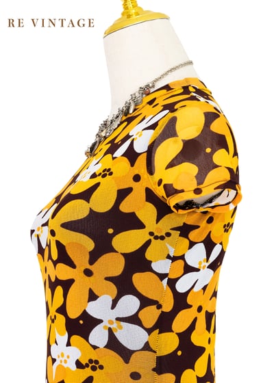 Vivid Orange 百花盛開長洋裝9