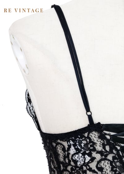 墨西哥製 - 瑪瑙黑蕾絲辣辣小背心11