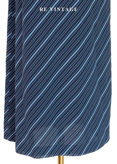 套裝裙子 - 藍色海風斜紋長裙（26"）6