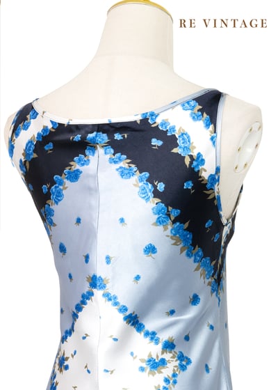 冰藍小夜曲緞面迷你洋裝13