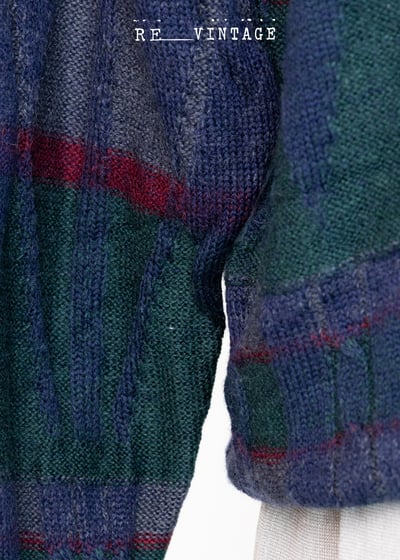 聖誕森林交叉菱格針織毛衣6