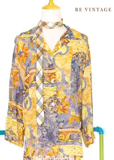 義大利製 - 皇宮圖騰華麗襯衫1