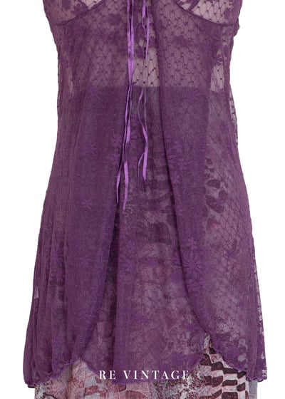 紫夜玫瑰透膚蕾絲背心3