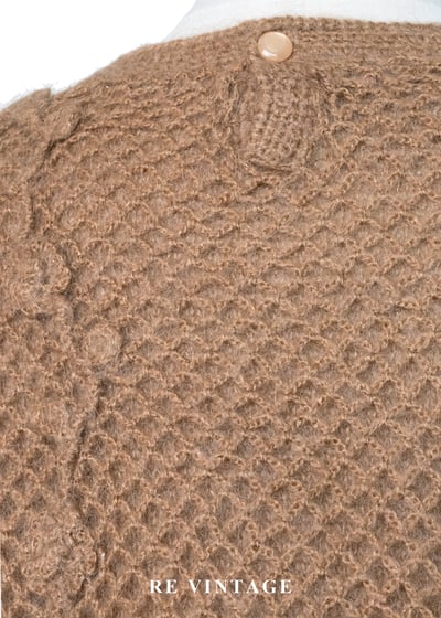 繁花夢境立體勾花針織毛衣13