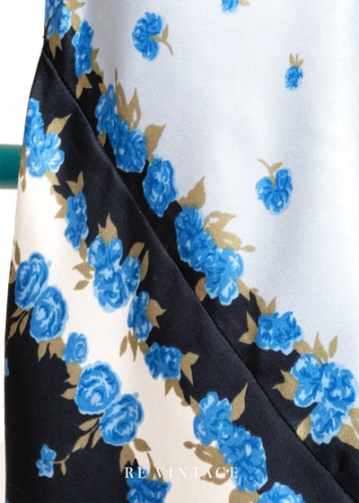 冰藍小夜曲緞面迷你洋裝6