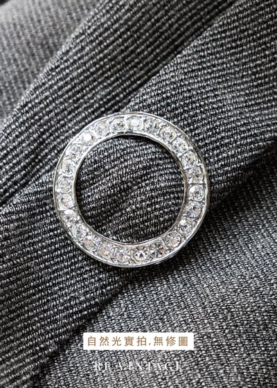 質感單品 - 鑽石小環高腰灰裙（27"）10