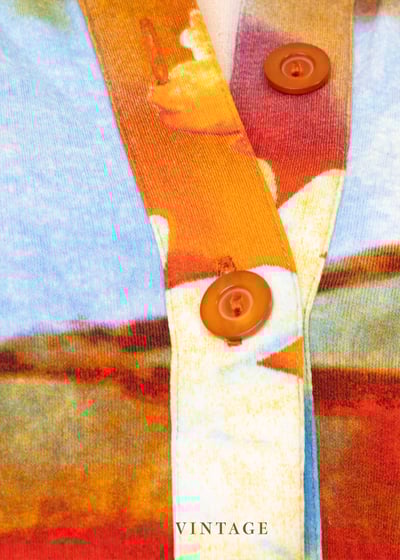 午後の畫布花語流動筆觸上衣7