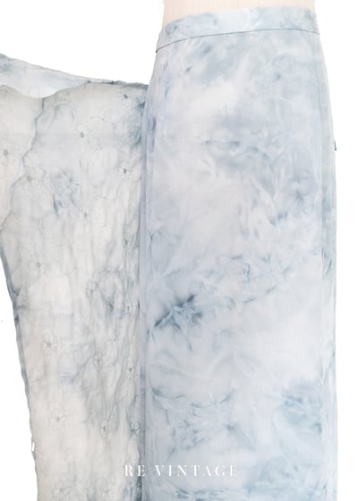 美國製 - 雲幕白花層層美裙（27-31"）6