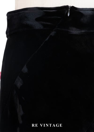 星軌旋轉舞夜黑絨長裙（27"）12