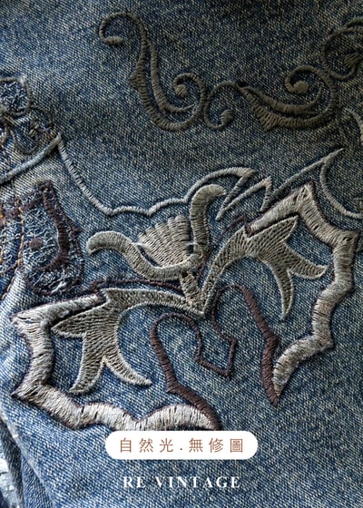 塞納河畔浪漫刺繡牛仔褲（25"）13