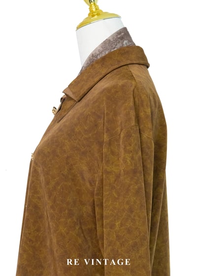 玫瑰金釦焦糖餅乾色襯衫8