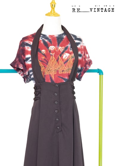 深灰色高腰繞頸One Day 洋裝8