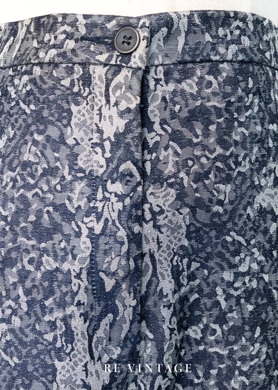 Blue camouflage 高腰褲褲（30"）3