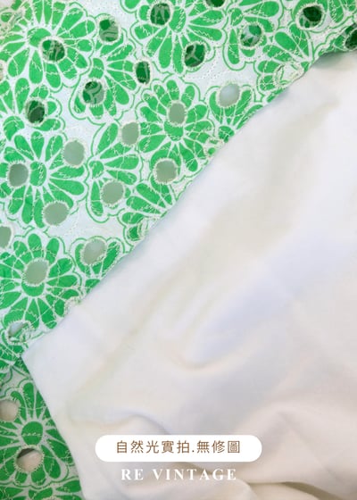 清新俏皮蕾絲花紋寬版上衣/迷你洋裝13