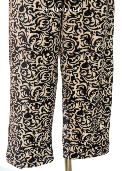異國雕花絨布九分褲（25-32"）5