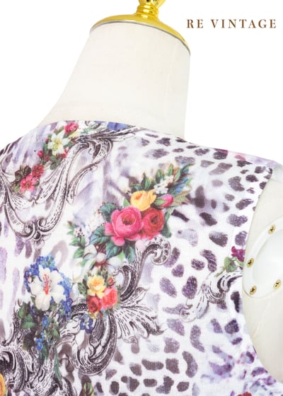 玫瑰花園裡的小豹寶貝薄款針織背心8