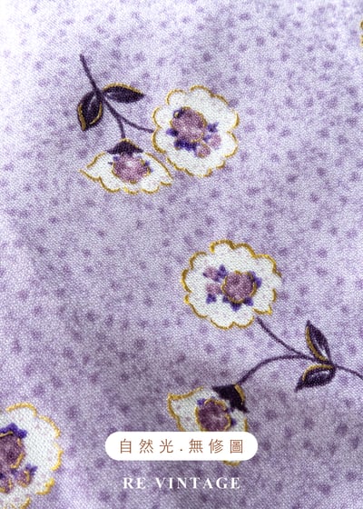 薰衣草紫小碎花俏皮短裙（24"）11