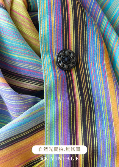 嘉年華條紋短袖襯衫16