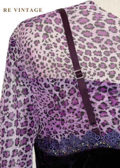 永夜之夢 - 寶石珠珠絨布細肩帶洋裝13