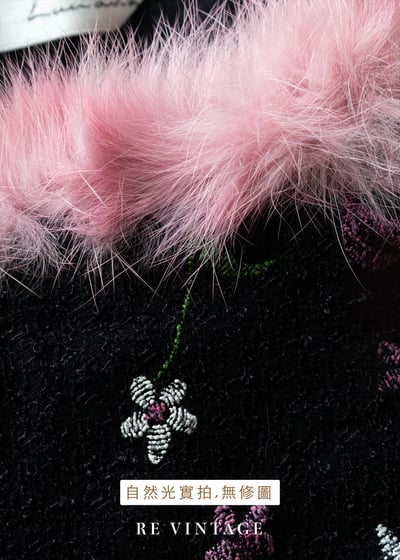 粉邊花鳥華麗少女細肩帶背心12