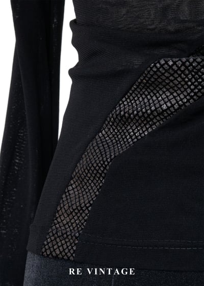 夜光弧線拼接電流黑系上衣11