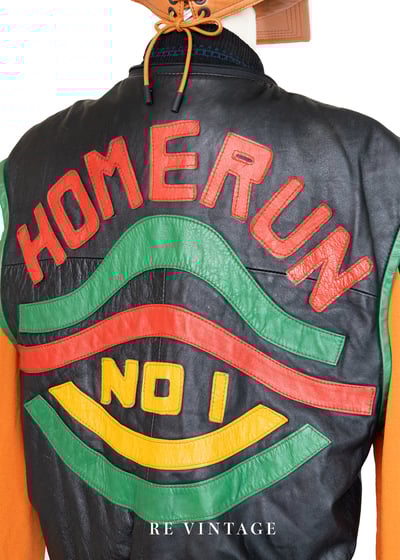 Homerun帥氣の皮革背心 （羊皮）10