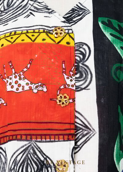 旅人手札撞色印刷圖騰背心5