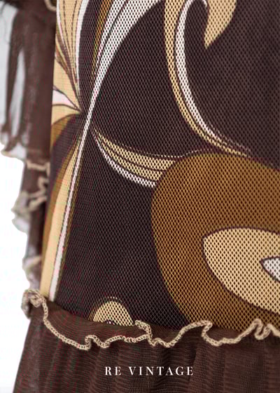 日本製 - 普普印花網紗小蝴蝶袖上衣14