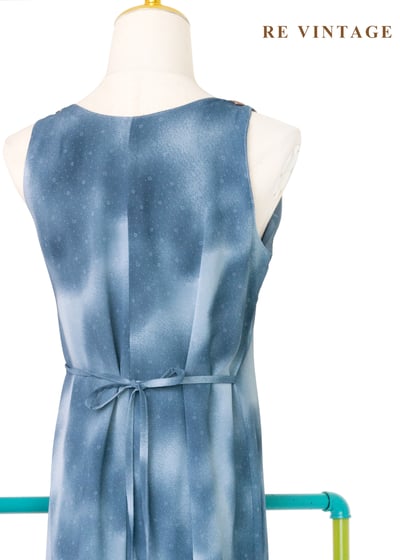 雲的形狀小花的溫度長洋裝15