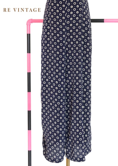 深藍圈圈連身褲4