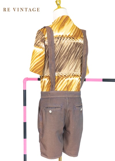 『歐洲寶物』兩種穿 Rusty Brown 短褲/吊帶褲6