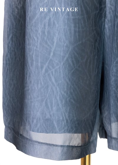 深海人魚系 - 水光壓紋雪紡高腰短褲（26"）9