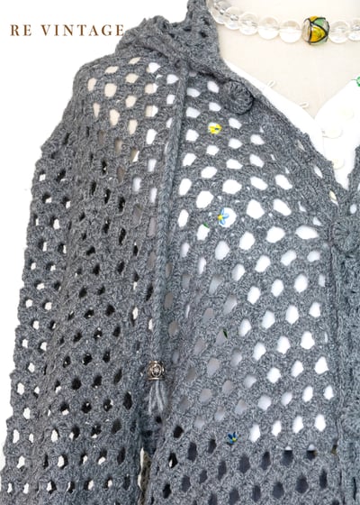 Stone Mountain 深灰色針織長版外套4