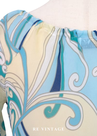 海潮迷幻普普風漩渦雪紡洋裝12