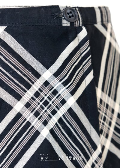 黑白黑白菱格長裙3