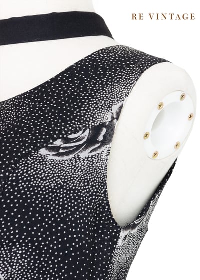 神秘黑玫瑰雪紡長洋裝5