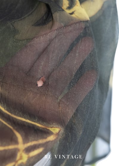 Pine Green 燒畫圖文長裙（27-28"）13