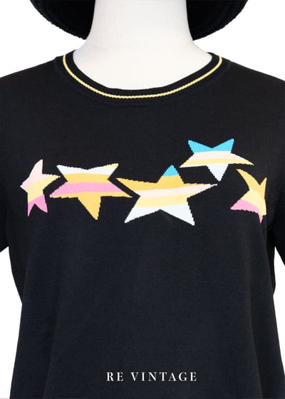 義大利製 - 滿分五顆心薄款針織短袖上衣3