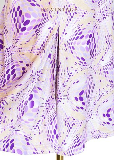 紫光波動迷幻中長裙（26-30"）8