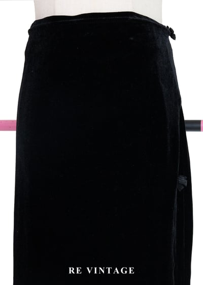 珍珠流星划過夜空絨布長裙（23-26"）10