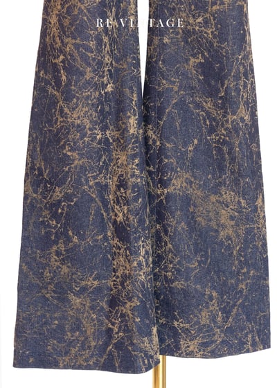 Midnight Lightning 夜晚金色裂紋長褲（27"）4