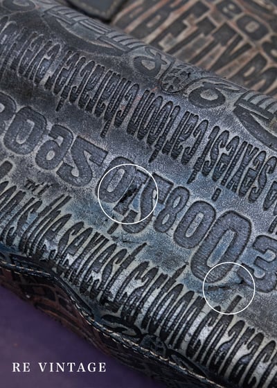 Betty Boop 刷染藍橘色人造皮革包14