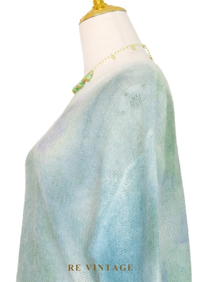 莫內的池畔暈染針織薄款毛衣8