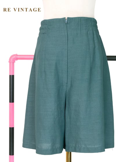 微醺孔雀綠金屬鏈高腰短褲（28"）7