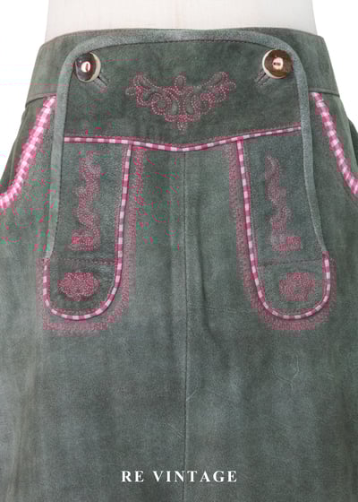 『歐洲寶貝』阿爾卑斯山少女心麂皮短裙3