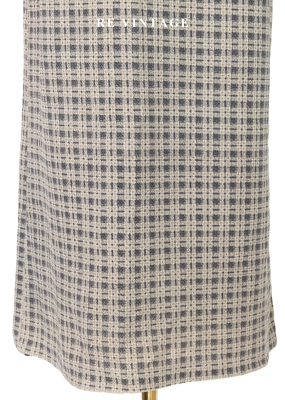 質感單品 - 漫步時光英倫經典細格紋長裙（28"）7