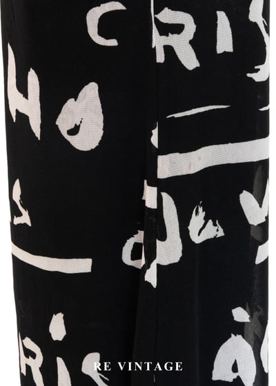 塗鴉夜行黑網紗美人魚長裙（20-25"）12