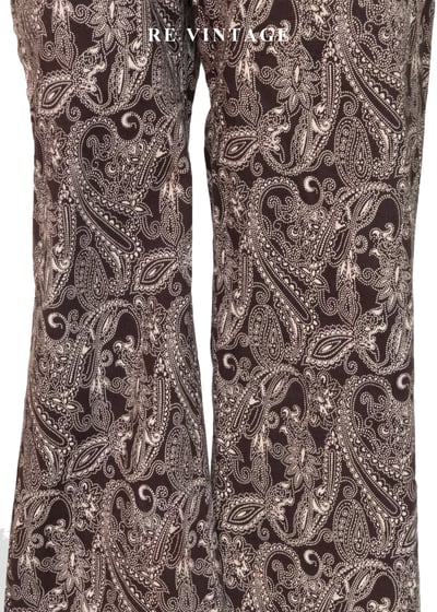 巧克力色摩登變形蟲小喇叭美褲4