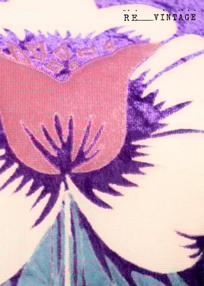 紫色絨布花朵貼身上衣8