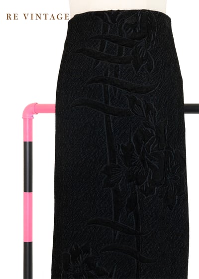 暗黑中的浮雕花長裙（27-34"）10